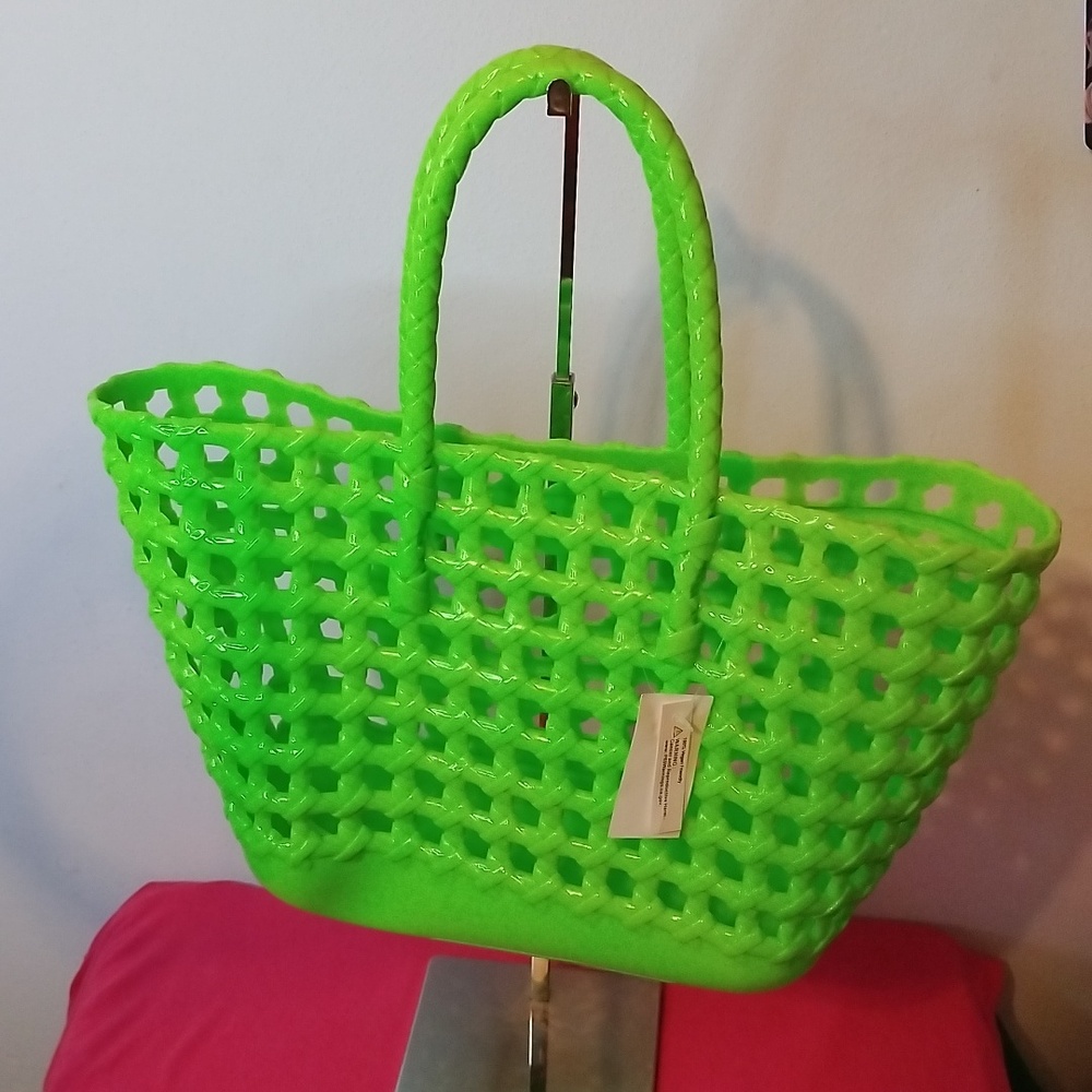Lime Green Jelly Bag - Picture 3 of 5